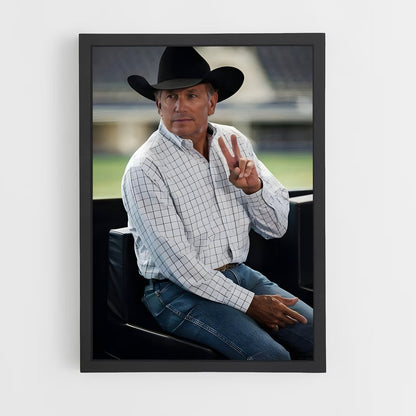 ap-george strait-4 cadre Noir