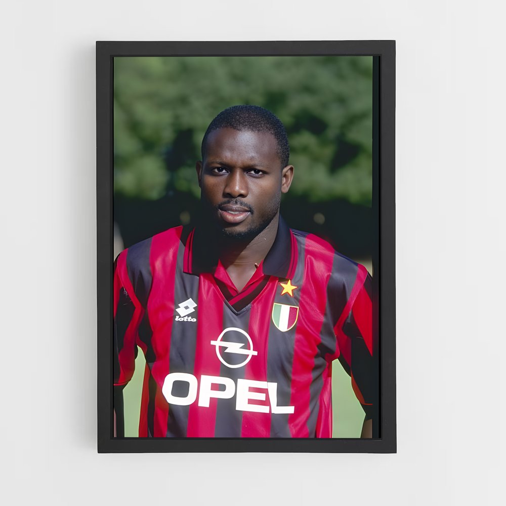 ap-george weah-8 cadre Noir