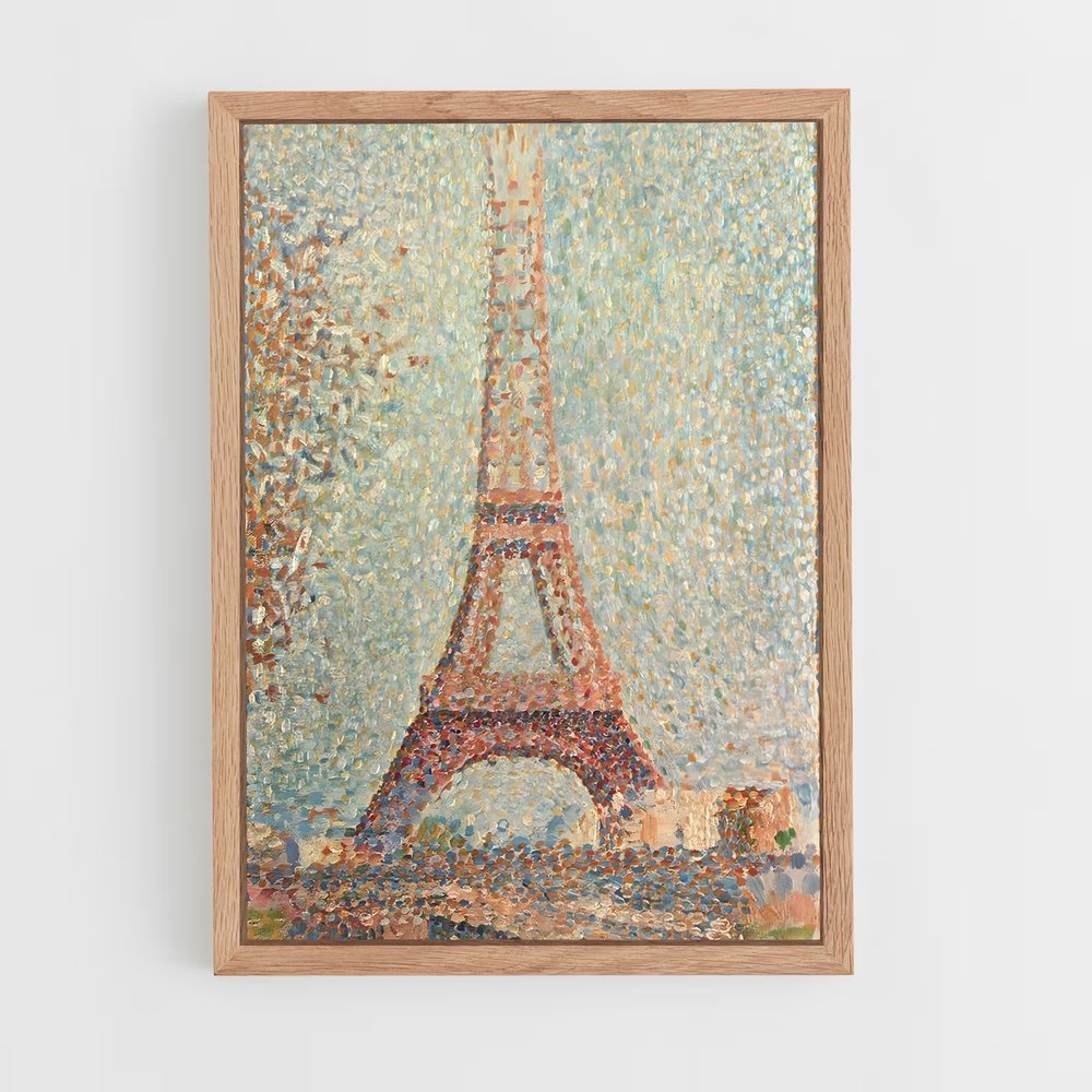 ap-georges seurat-4 cadre Bois clair