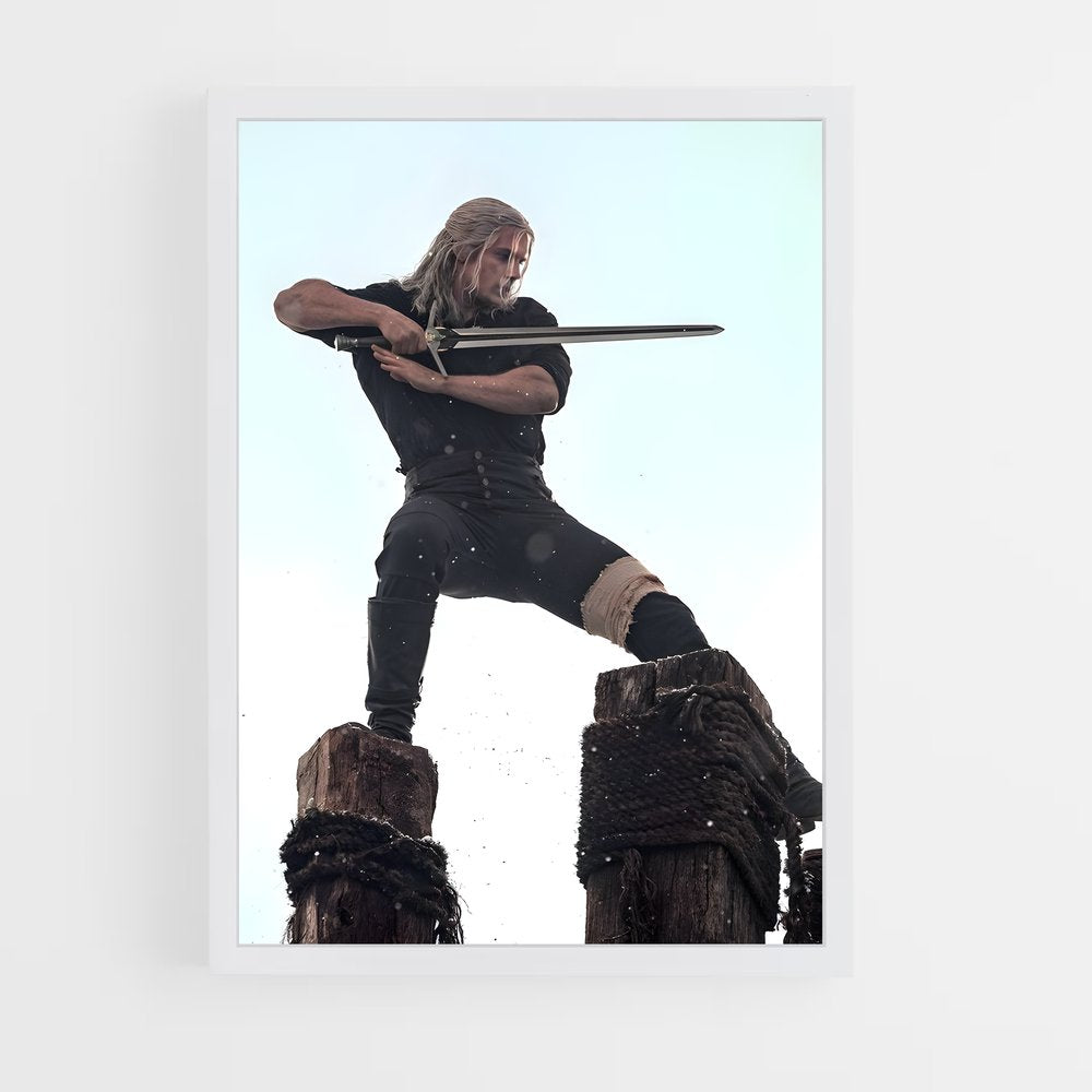ap-geralt of rivia-11 cadre Blanc