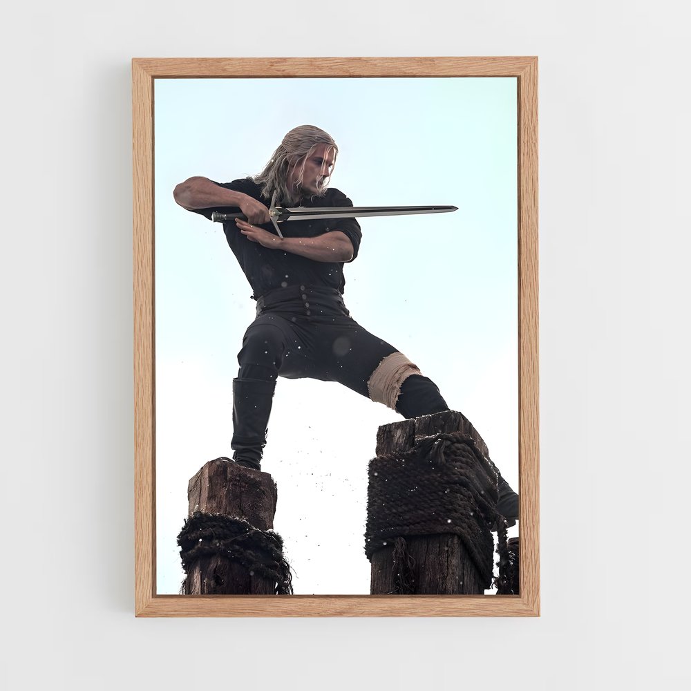 ap-geralt of rivia-11 cadre Bois clair