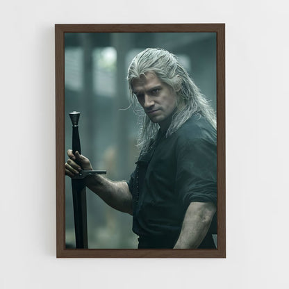ap-geralt of rivia-12 cadre Bois foncé