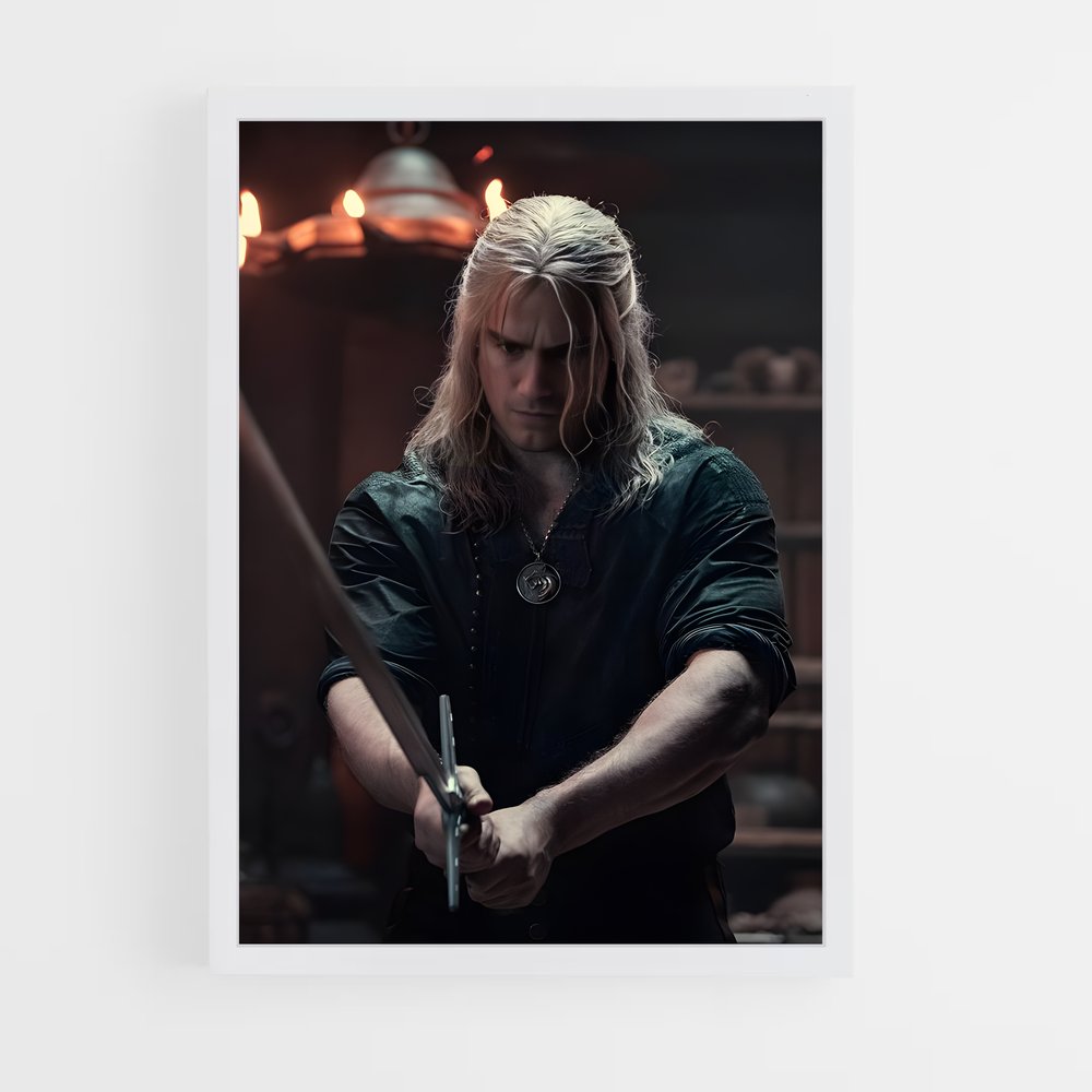 ap-geralt of rivia-4 cadre Blanc