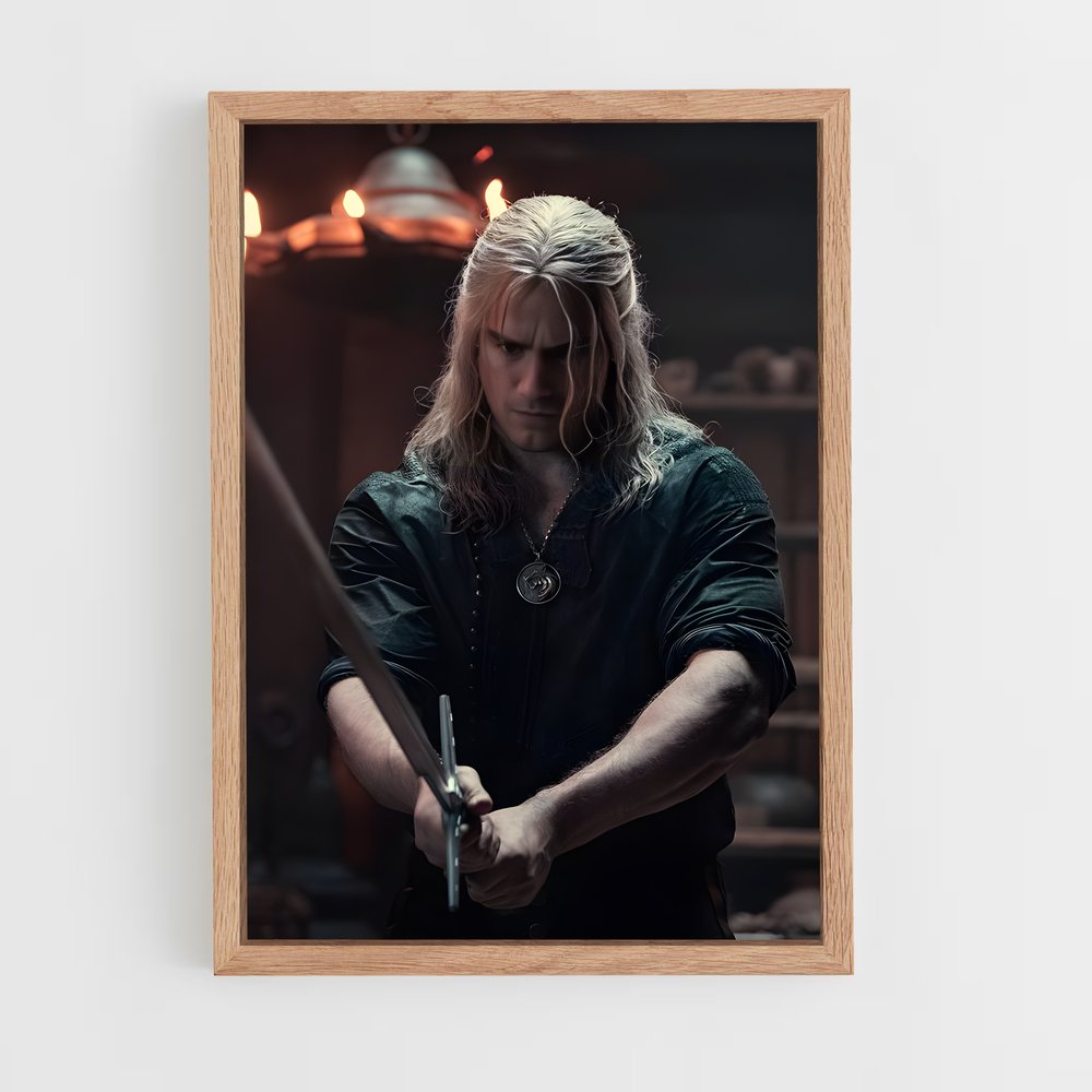 ap-geralt of rivia-4 cadre Bois clair