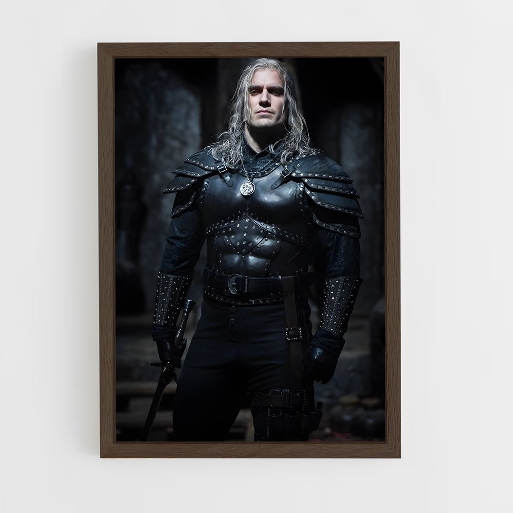 ap-geralt of rivia-5 cadre Bois foncé