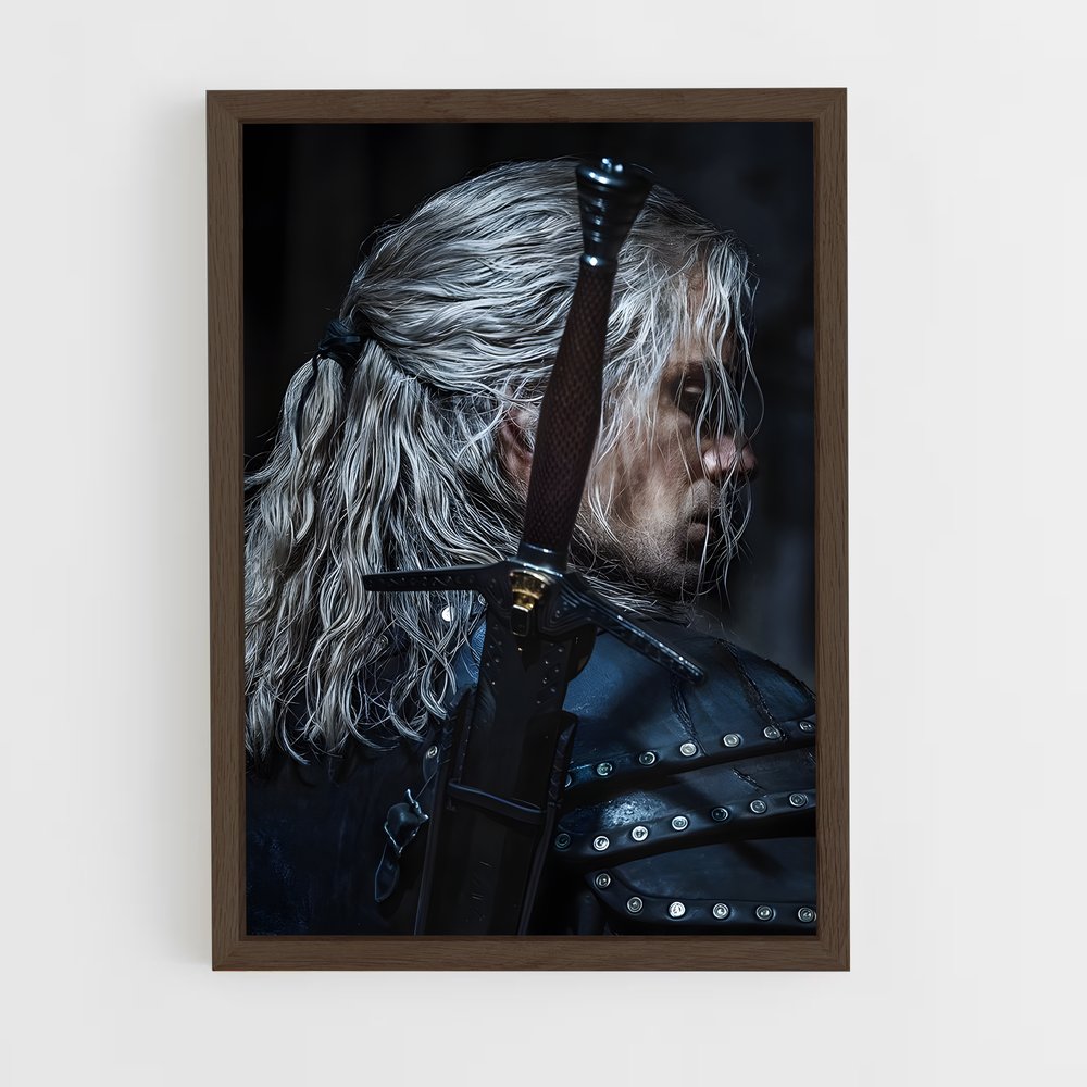 ap-geralt of rivia-6 cadre Bois foncé