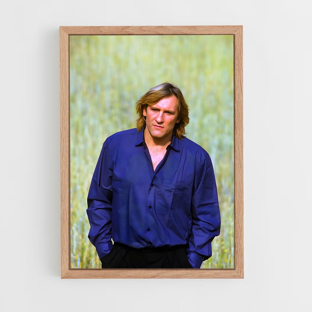 ap-gerard depardieu-7 cadre Bois clair