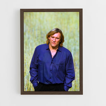 ap-gerard depardieu-7 cadre Bois foncé