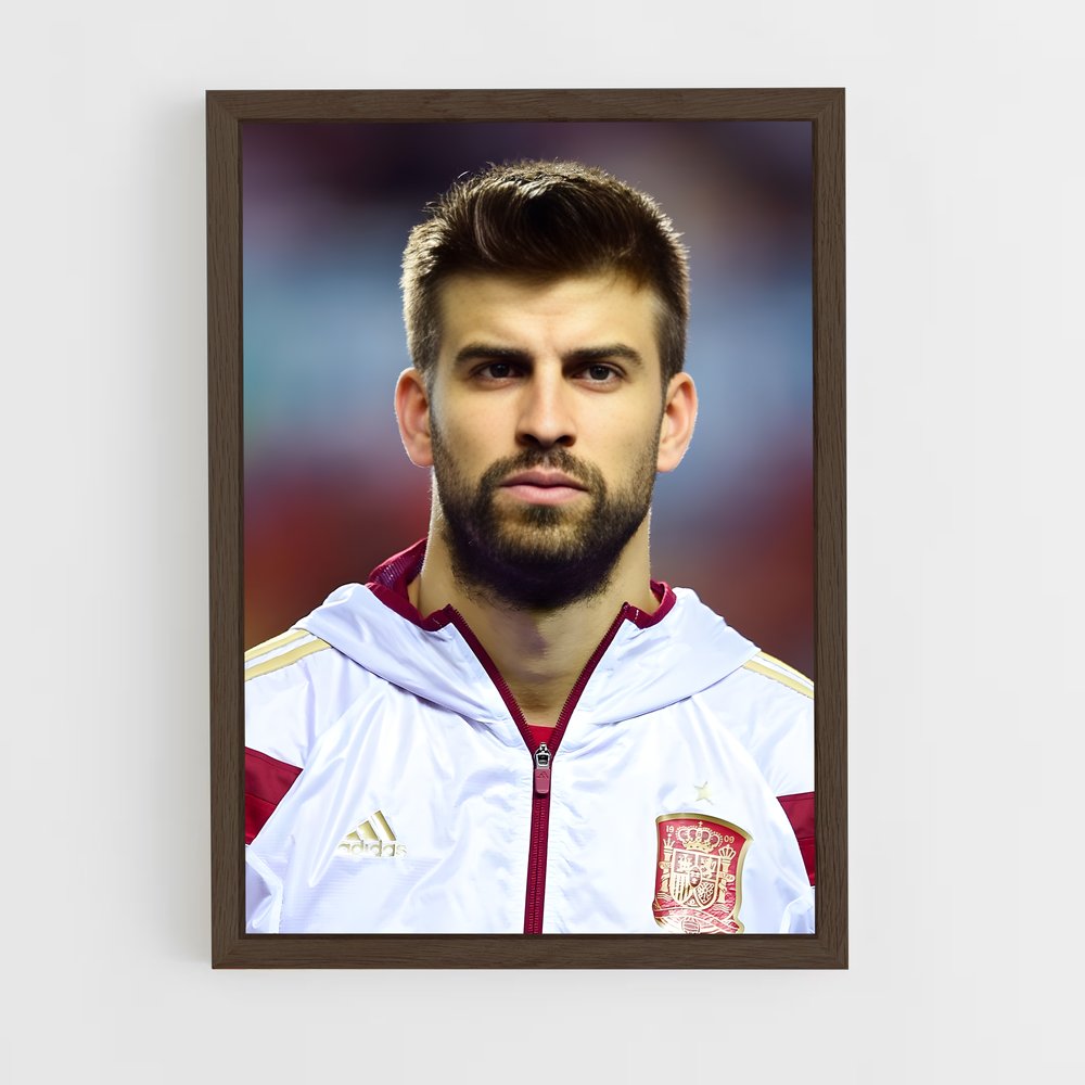 ap-gerard pique-6 cadre Bois foncé