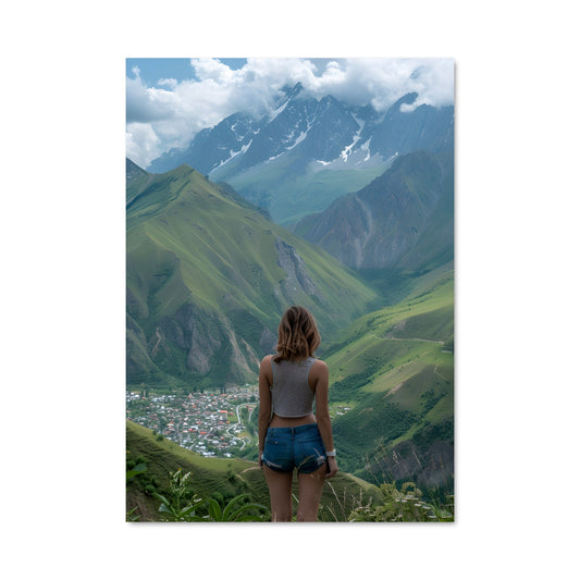 Poster Entre Ciel et Montagne