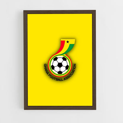 ap-ghana national football team-2 cadre Bois foncé