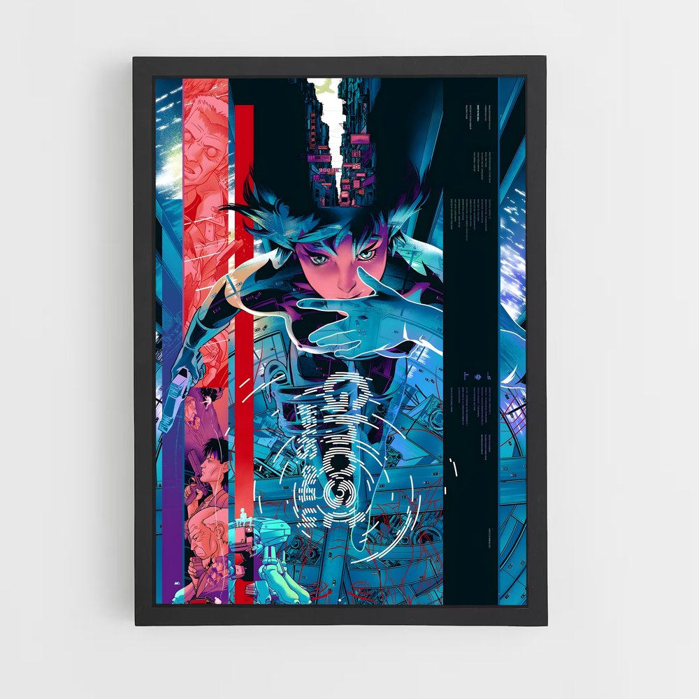 ap-ghost in the shell-2 cadre Noir