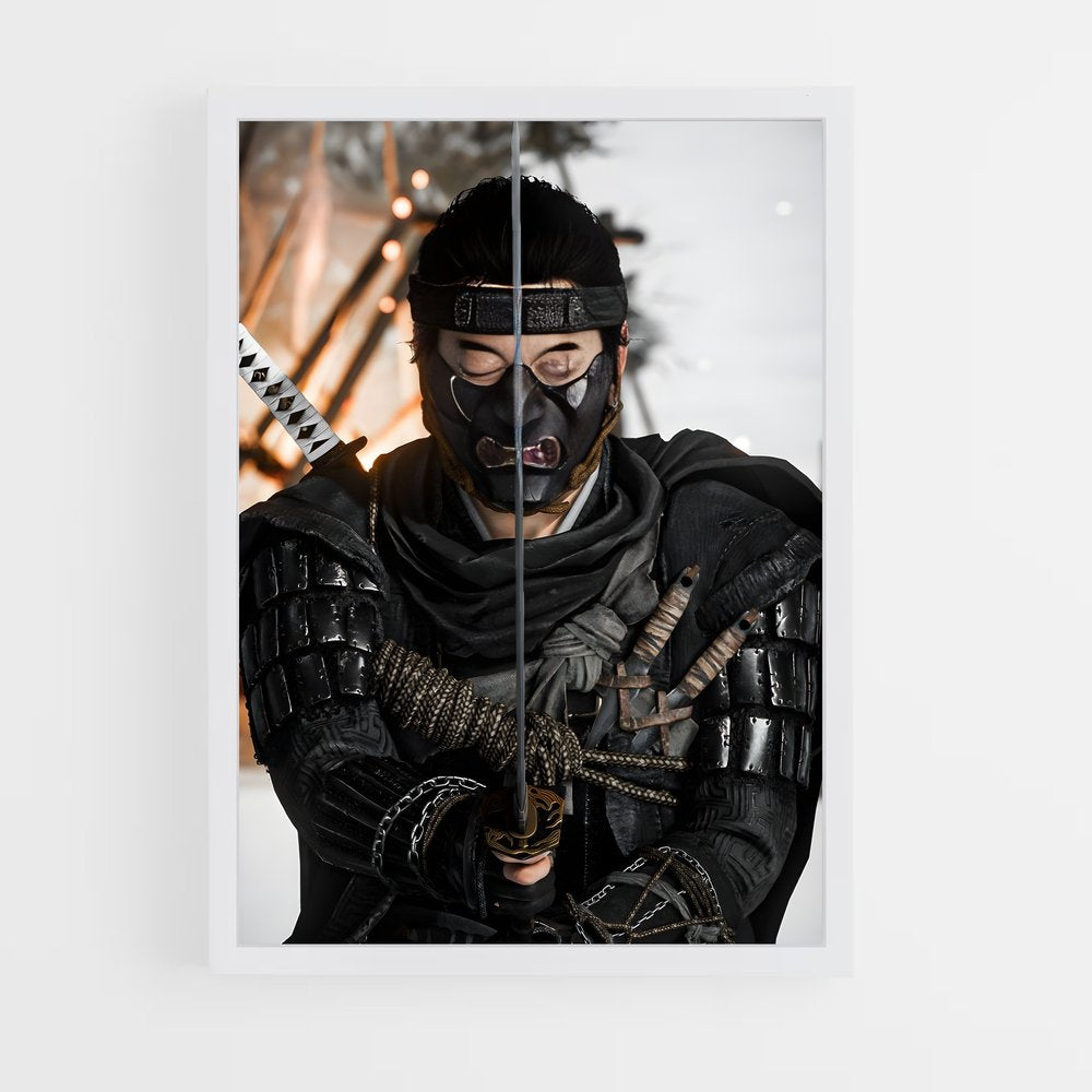 ap-ghost of tsushima-9 cadre Blanc