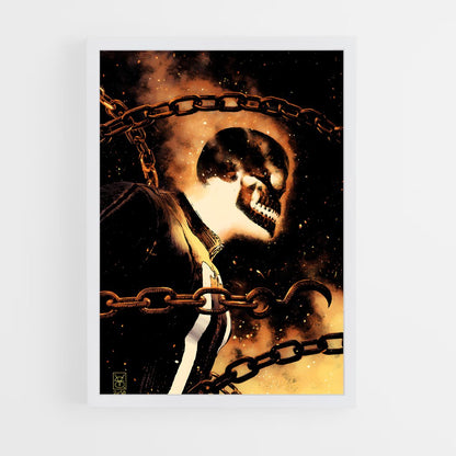 ap-ghost rider johnny blaze-11 cadre Blanc
