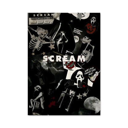Poster Crânes en Folie