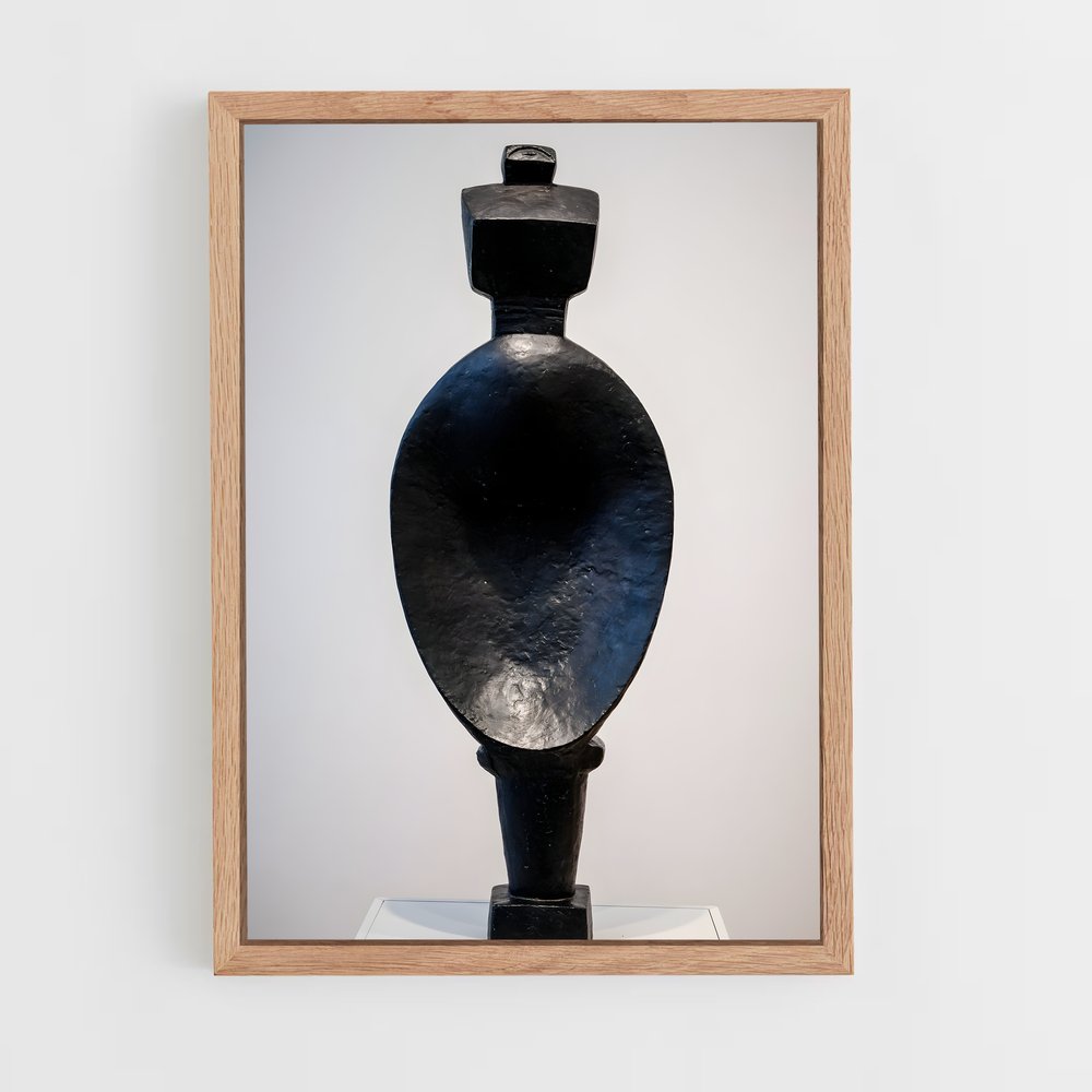 ap-giacometti spoon woman-2 cadre Bois clair