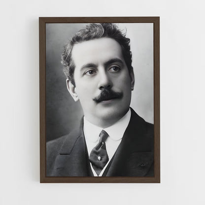 ap-giacomo puccini-2 cadre Bois foncé