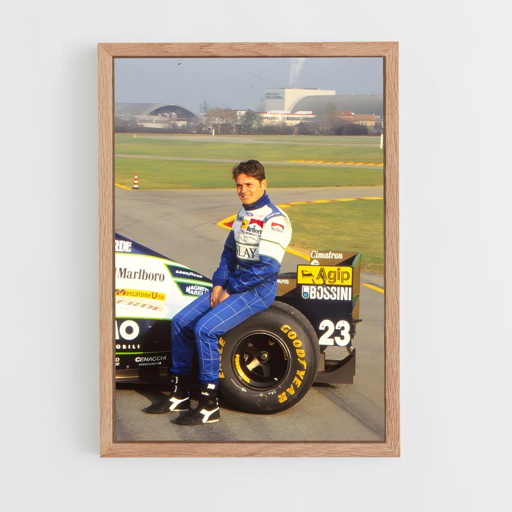 ap-giancarlo fisichella-6 cadre Bois clair
