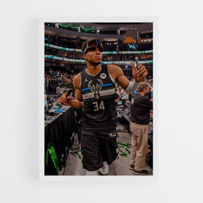ap-giannis antetokounmpo-5 cadre Blanc