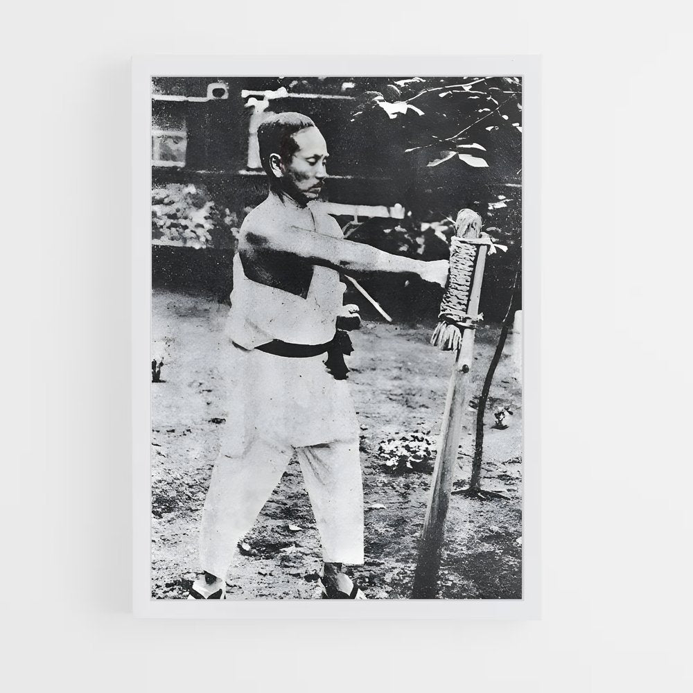 ap-gichin funakoshi-1 cadre Blanc