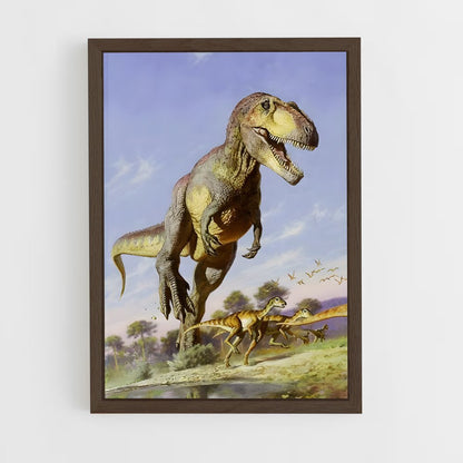 ap-giganotosaurus-1 cadre Bois foncé