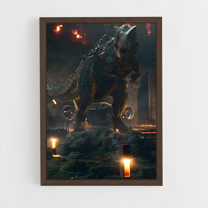 ap-giganotosaurus-2 cadre Bois foncé