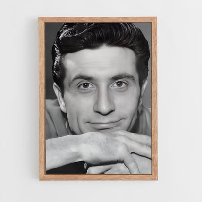 ap-gilbert becaud-1 cadre Bois clair