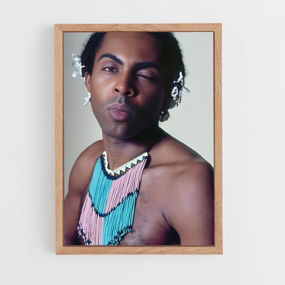 ap-gilberto gil-4 cadre Bois clair