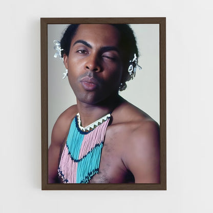 ap-gilberto gil-4 cadre Bois foncé