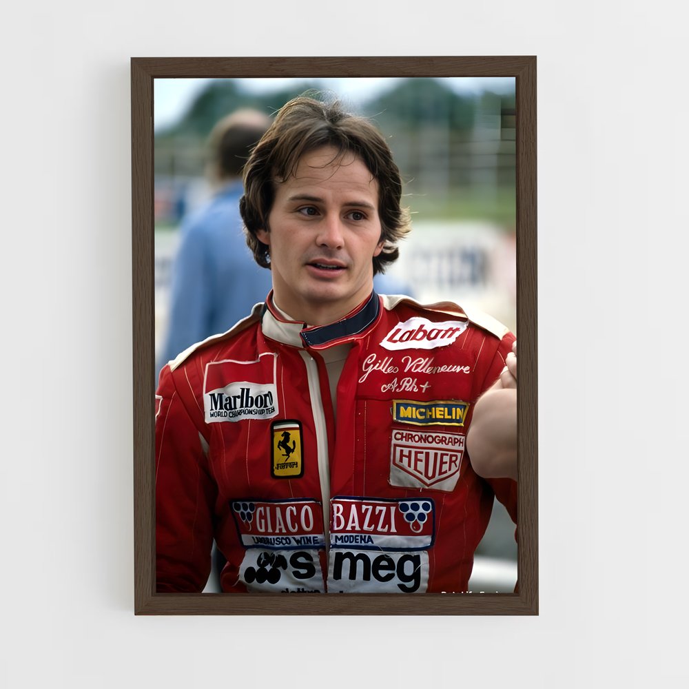 ap-gilles villeneuve-1 cadre Bois foncé