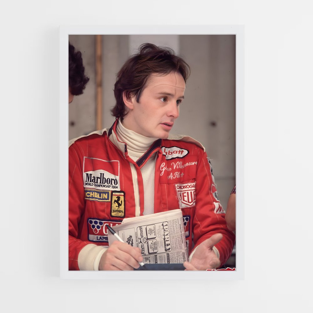 ap-gilles villeneuve-8 cadre Blanc
