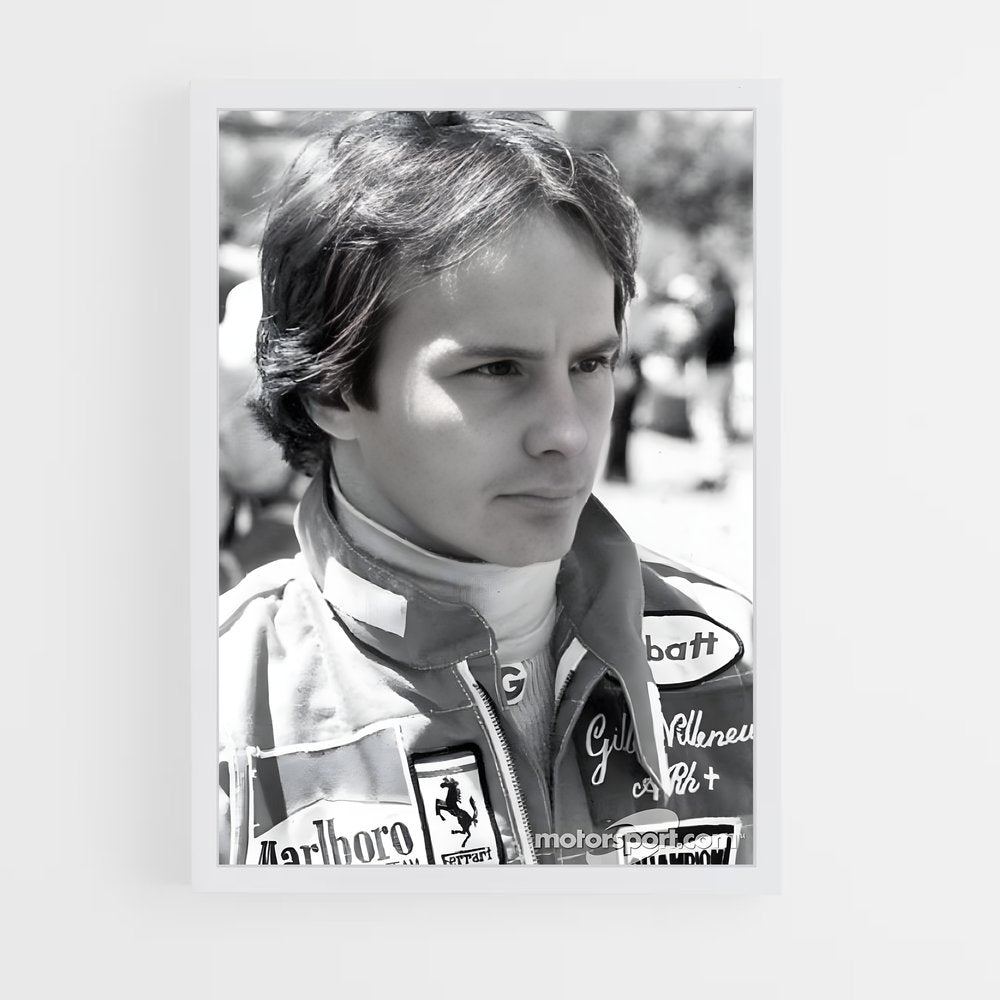 ap-gilles villeneuve-9 cadre Blanc