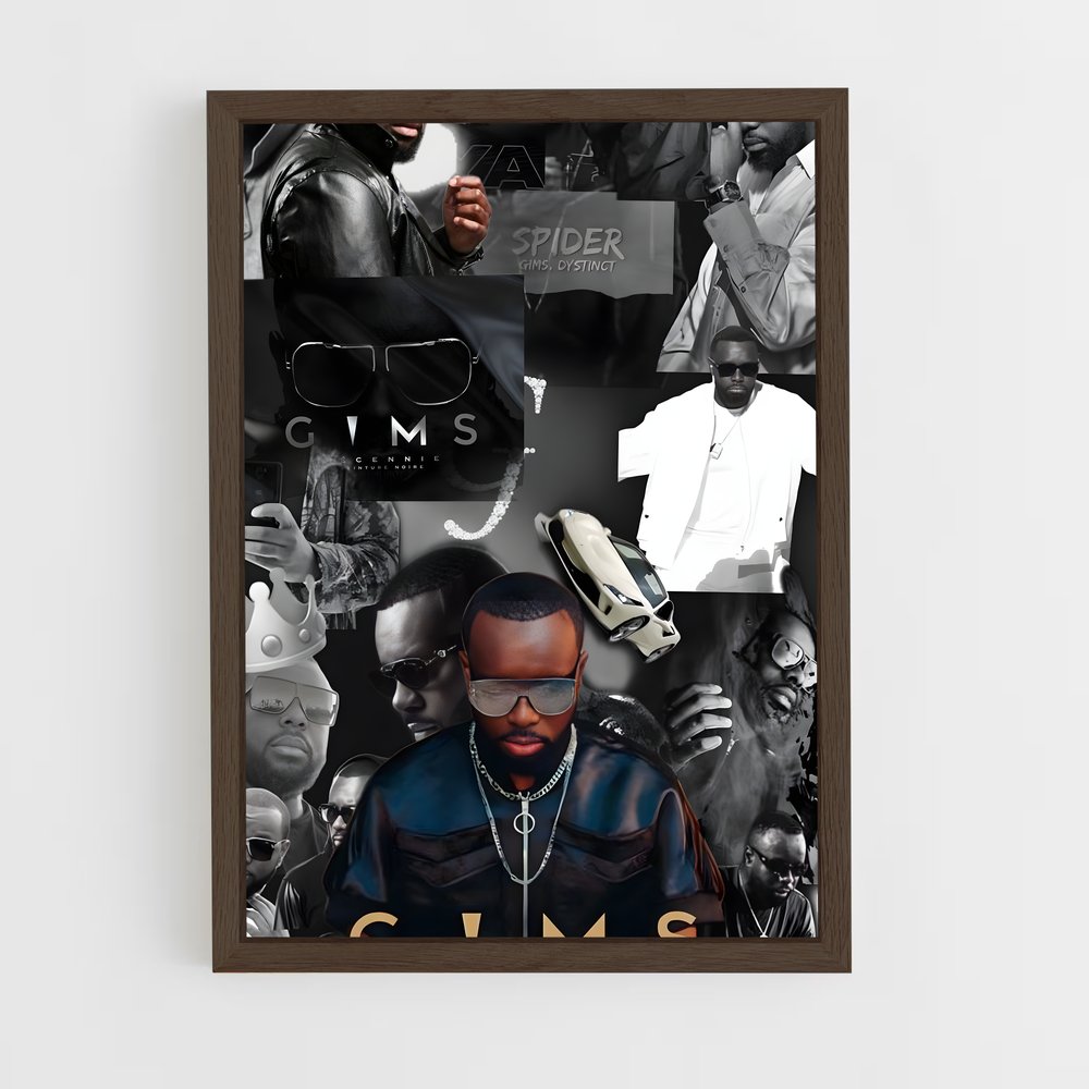 ap-gims-3 cadre Bois foncé