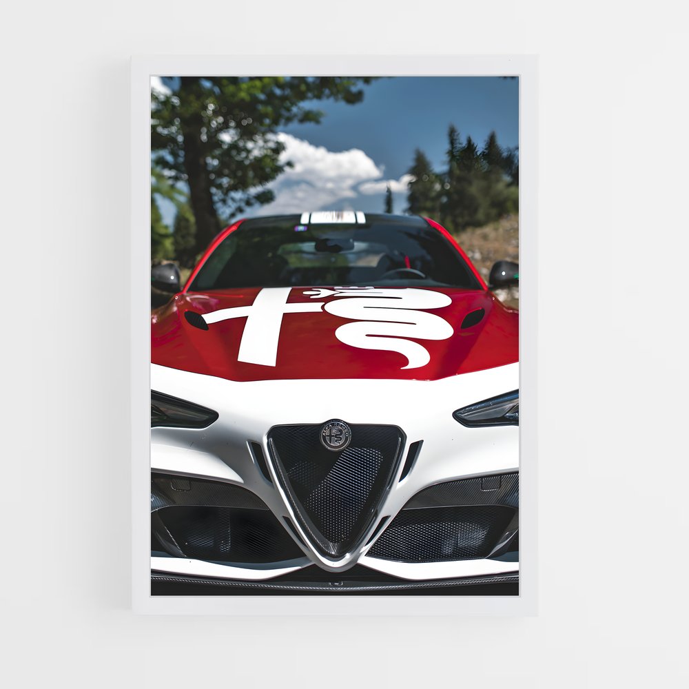 ap-giulia gtam-6 cadre Blanc
