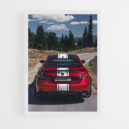 ap-giulia gtam-9 cadre Blanc