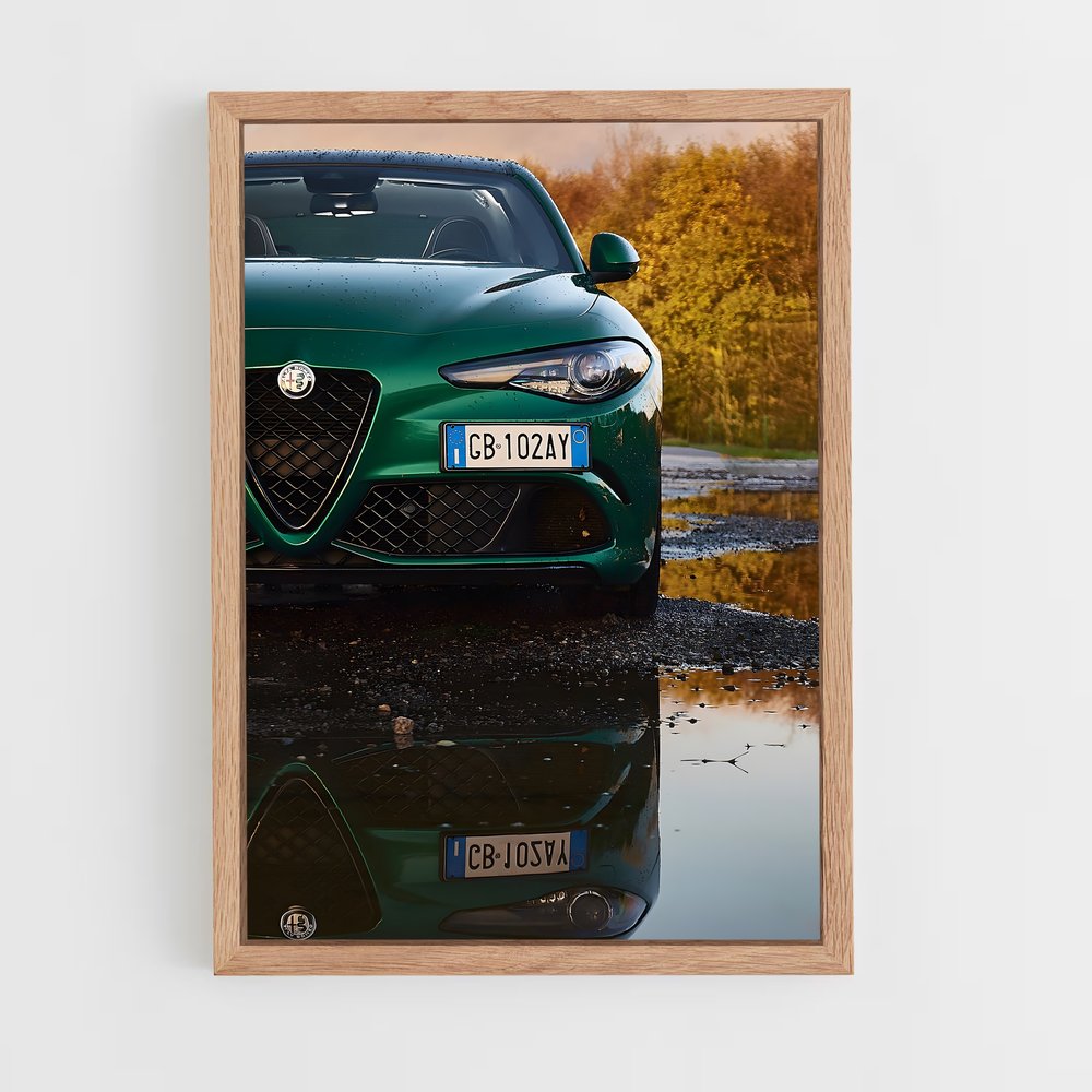 ap-giulia quadrifoglio-5 cadre Bois clair