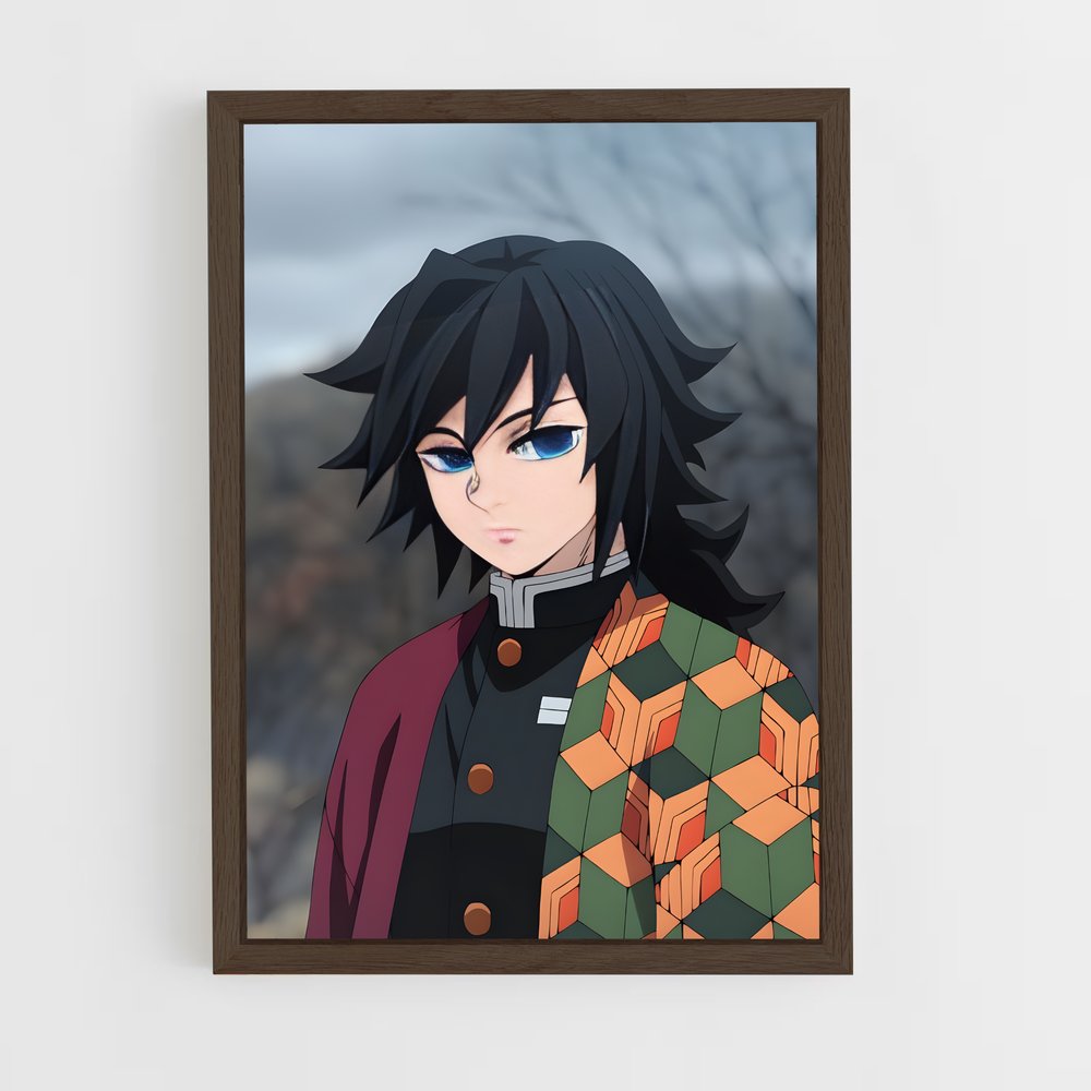 ap-giyu tomioka-1 cadre Bois foncé