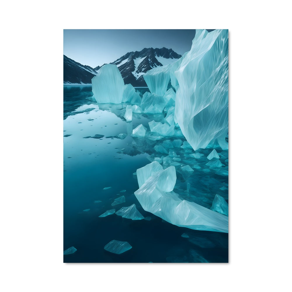 Poster Reflets Glaciaux