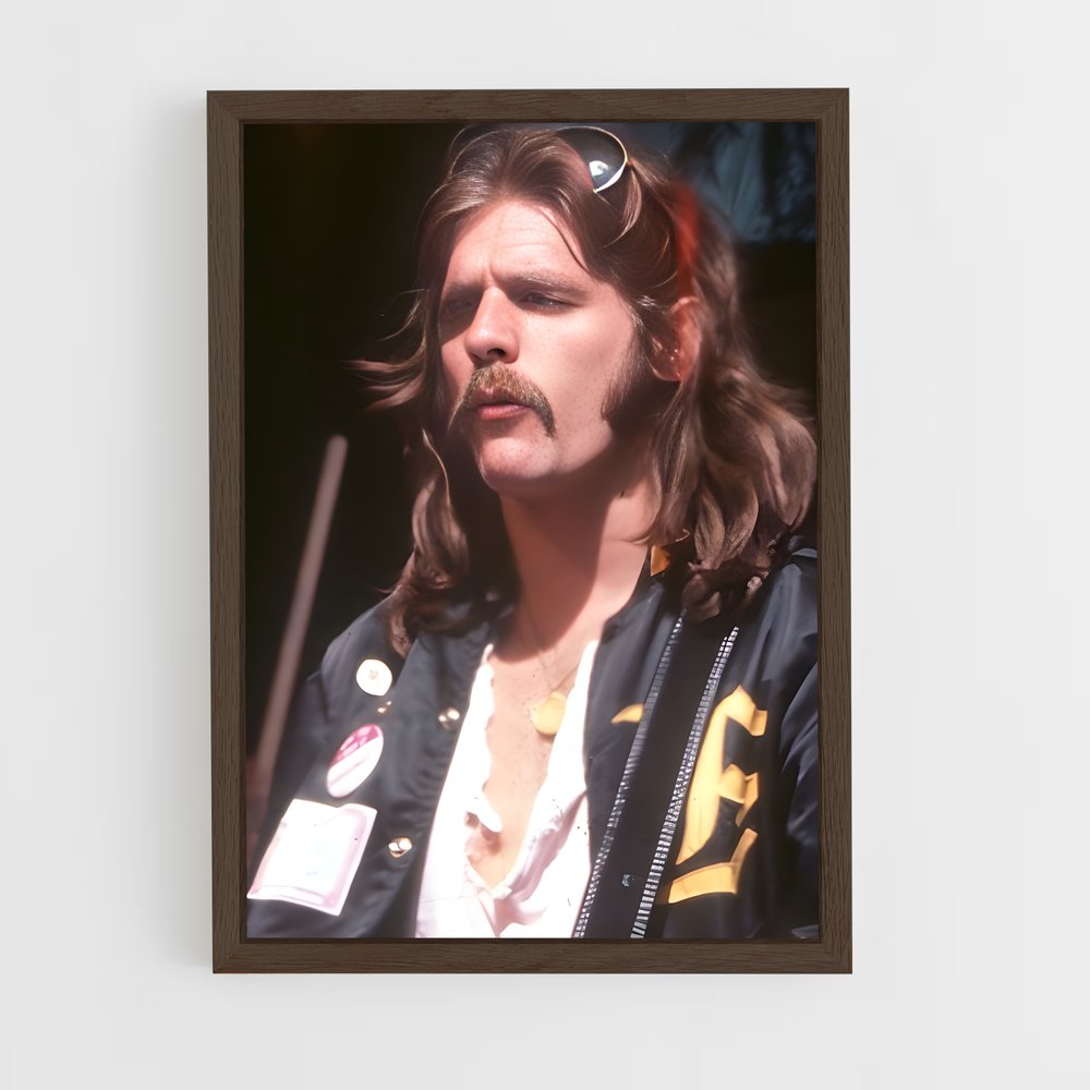 ap-glenn frey-3 cadre Bois foncé