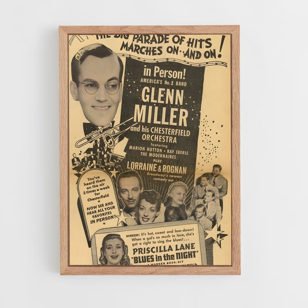 ap-glenn miller-1 cadre Bois clair