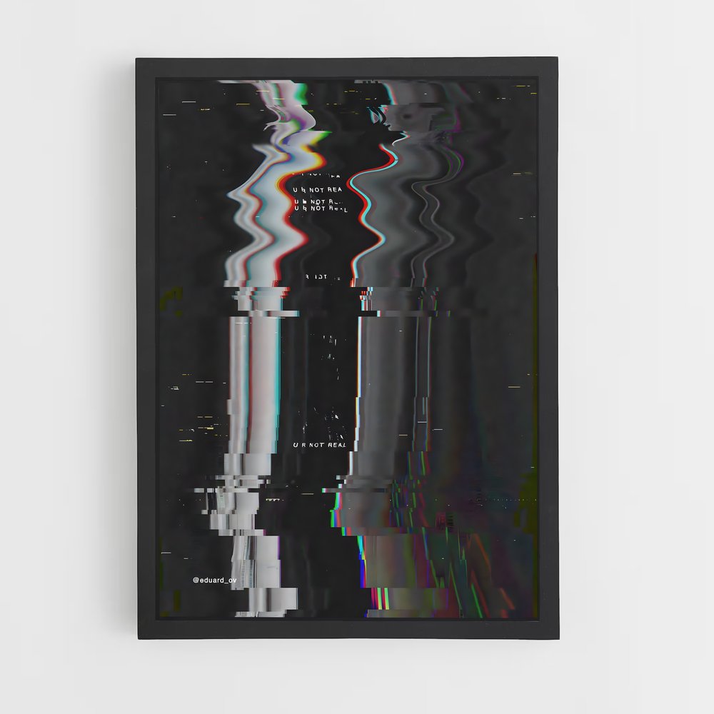 ap-glitch art-3 cadre Noir