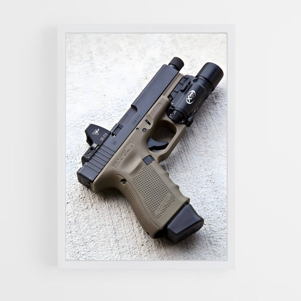 ap-glock 17-4 cadre Blanc