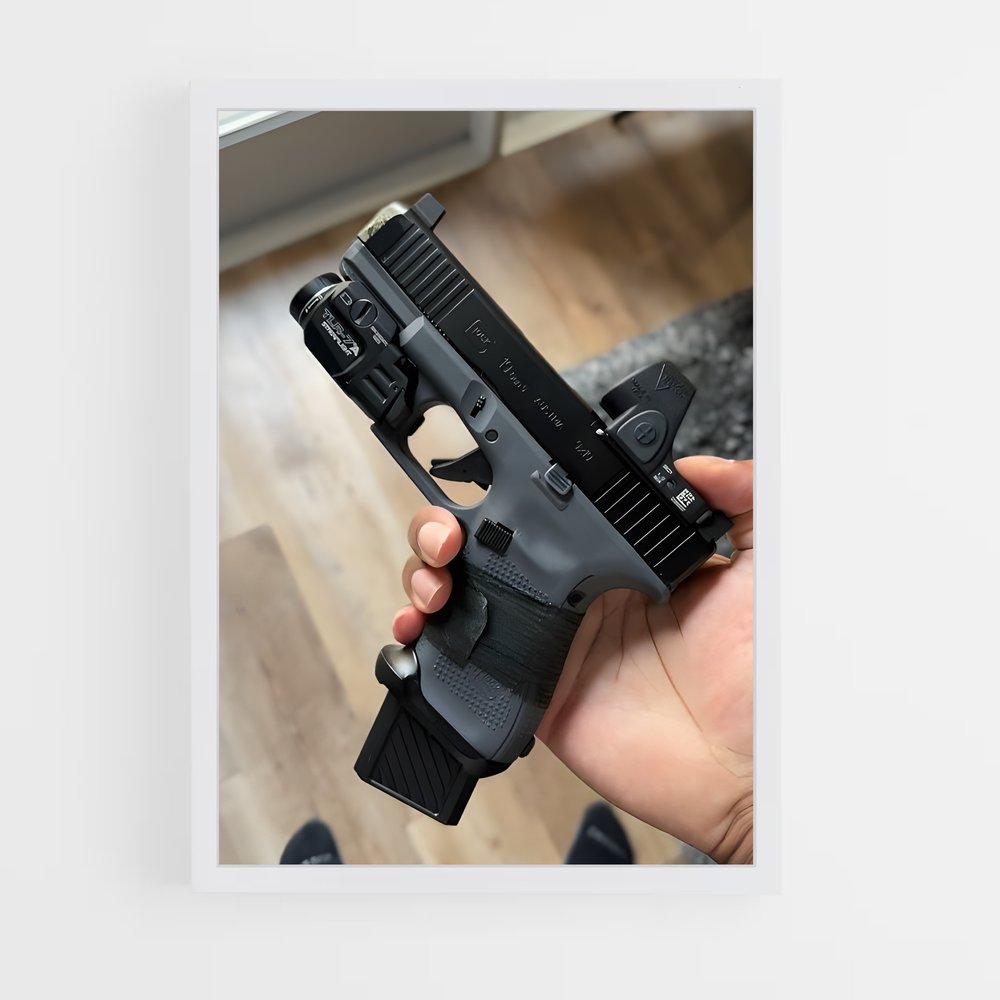 ap-glock 19-7 cadre Blanc