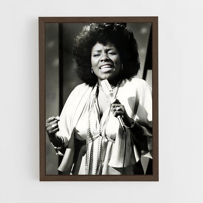 ap-gloria gaynor-1 cadre Bois foncé