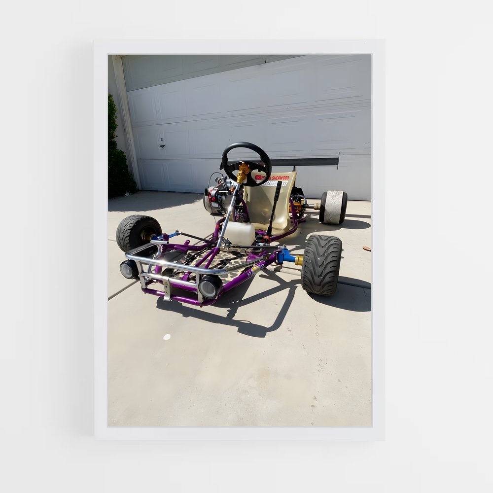 ap-go-kart-1 cadre Blanc