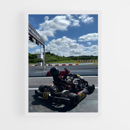 ap-go-kart-3 cadre Blanc
