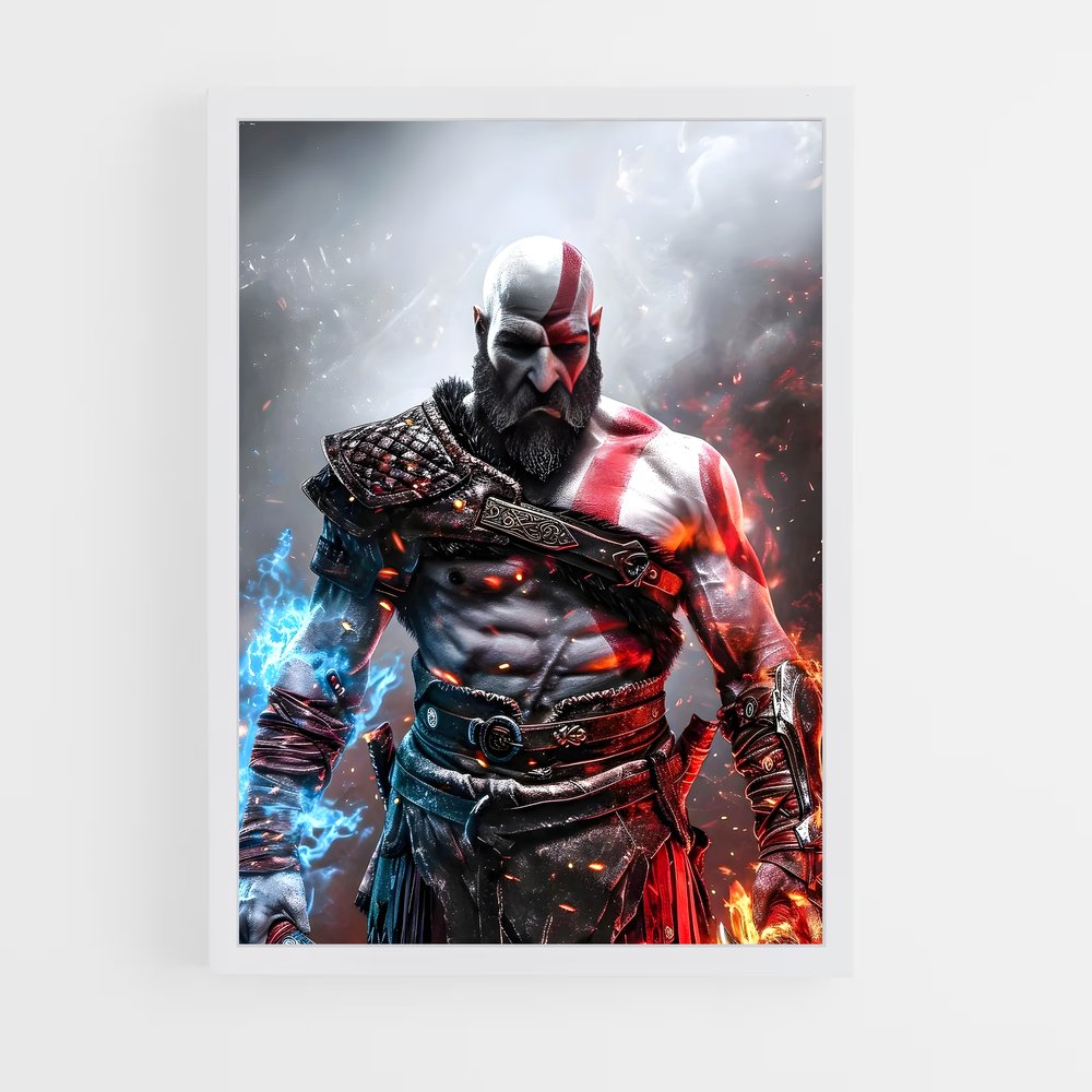 ap-god of war-1 cadre Blanc