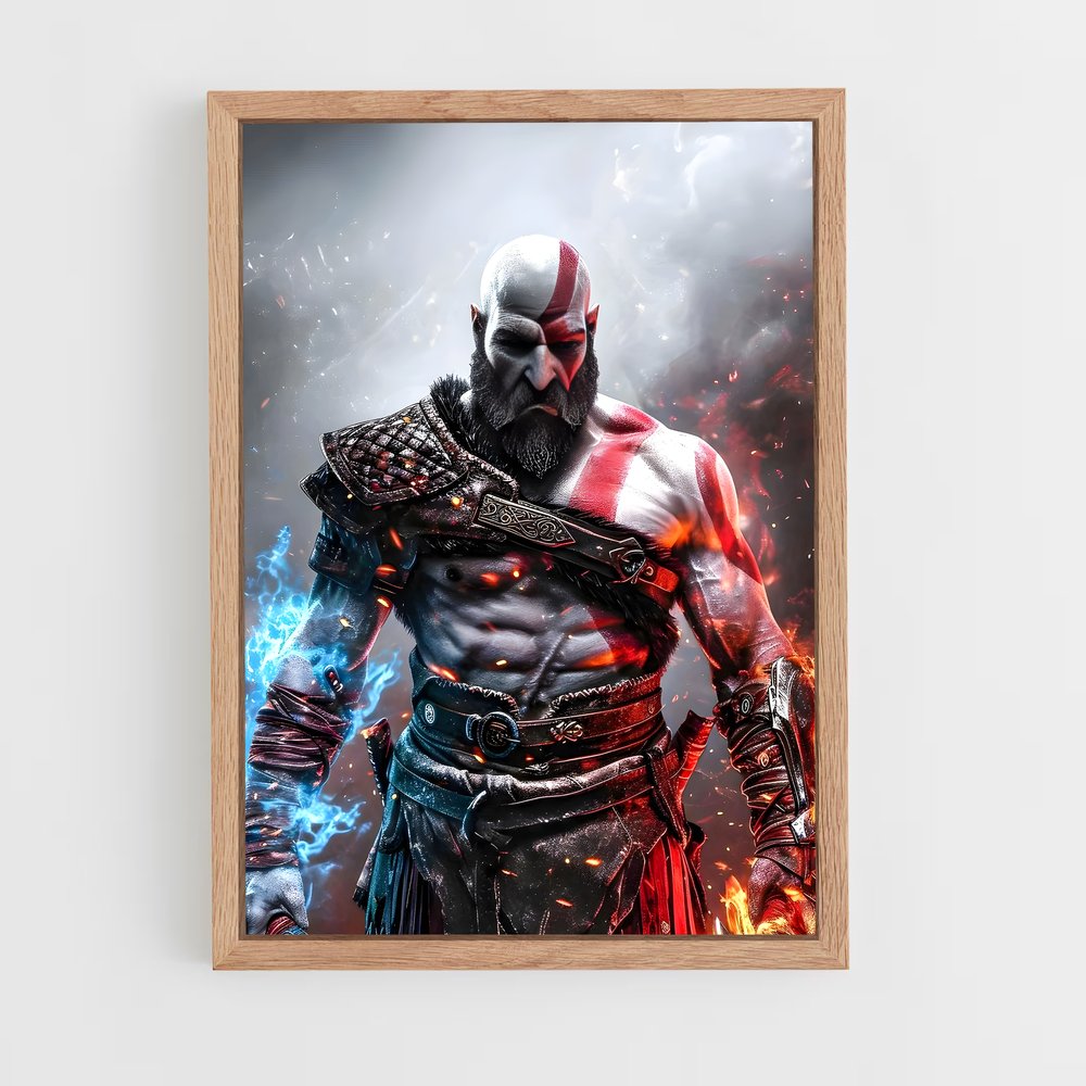 ap-god of war-1 cadre Bois clair