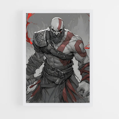 ap-god of war-2 cadre Blanc