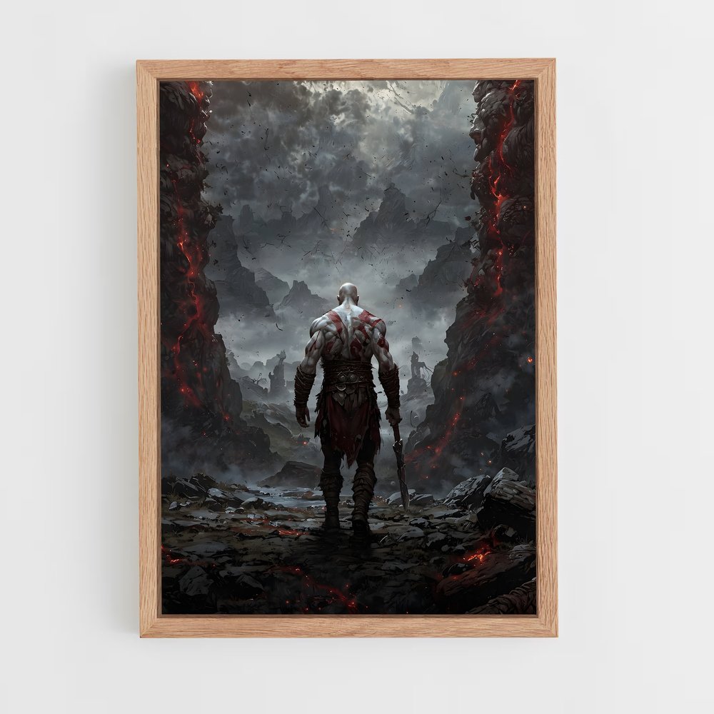 ap-god of war-5 cadre Bois clair